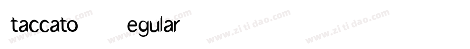 Staccato222BT-Regular字体转换