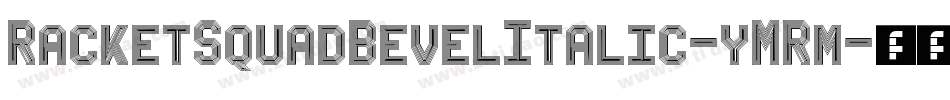 RacketSquadBevelItalic-yMRm字体转换
