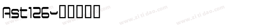 Ast126字体转换