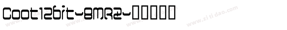 Coot12bit-8MRZ字体转换