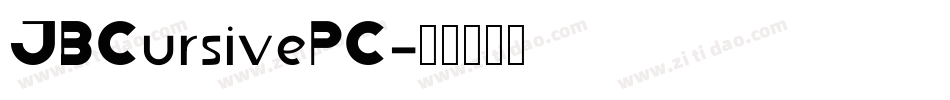 JBCursivePC字体转换