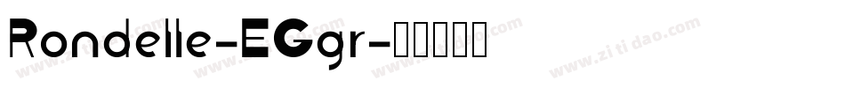 Rondelle-EGgr字体转换
