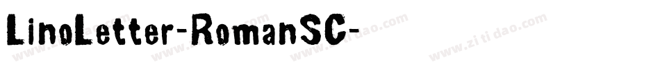 LinoLetter-RomanSC字体转换