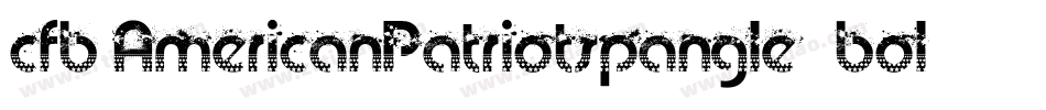 Cfb1AmericanPatriotSpangle2Bold-q1ol字体转换