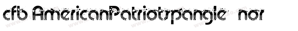 Cfb1AmericanPatriotSpangle2Normal-J8J7字体转换