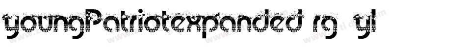 YoungPatriotExpanded-rg2yL字体转换