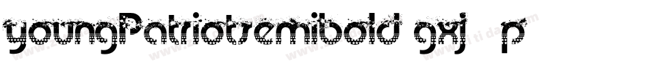 YoungPatriotSemiBold-gxj0p字体转换
