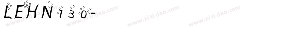 LEHN130字体转换