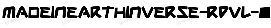 MadeInEarthInverse-rPvL字体转换