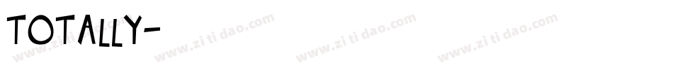 Totally字体转换