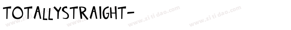TotallyStraight字体转换