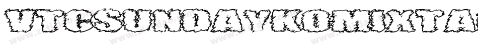 VTCSundayKomixTallOutline字体转换