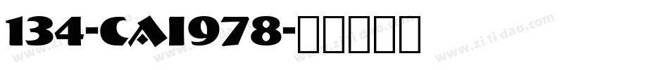 134-CAI978字体转换