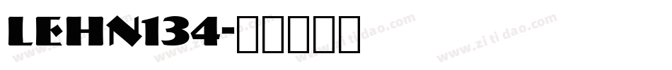 LEHN134字体转换
