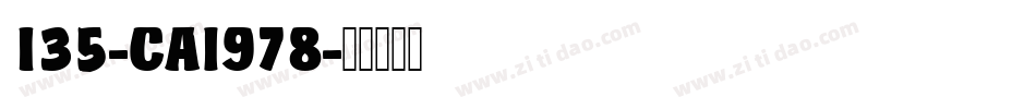 135-CAI978字体转换