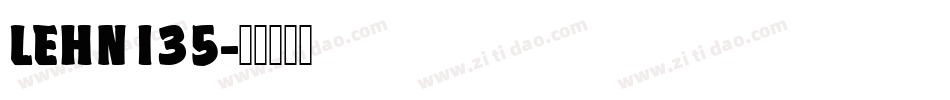 LEHN135字体转换