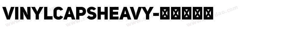 VinylCapsHeavy字体转换