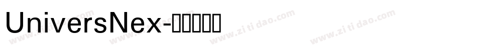 UniversNex字体转换