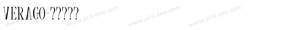 VERAGO字体转换