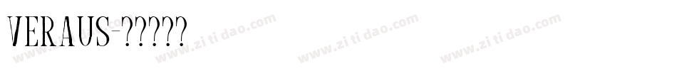 Veraus字体转换