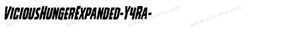 ViciousHungerExpanded-Y4Ra字体转换