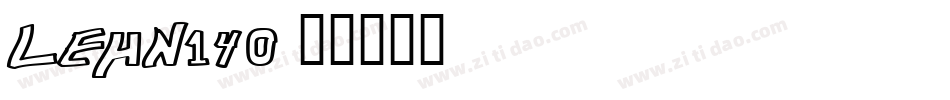 LEHN140字体转换