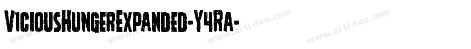 ViciousHungerExpanded-Y4Ra字体转换