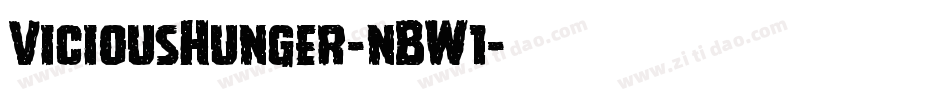 ViciousHunger-nBW1字体转换
