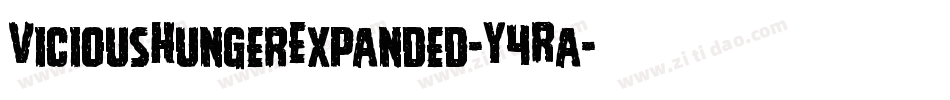 ViciousHungerExpanded-Y4Ra字体转换