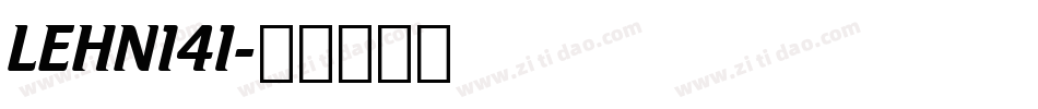 LEHN141字体转换