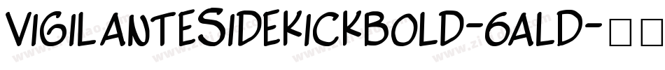 VigilanteSidekickBold-6alD字体转换