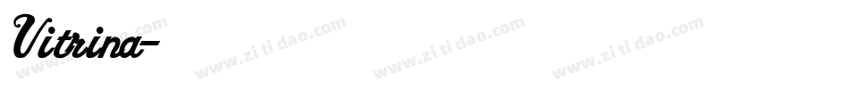 Vitrina字体转换