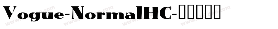 Vogue-NormalHC字体转换