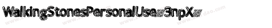 WalkingStonesPersonalUse-3npX字体转换