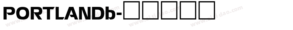 PORTLANDb字体转换