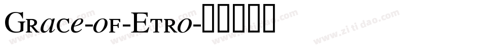 Grace-of-Etro字体转换