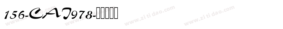 156-CAI978字体转换