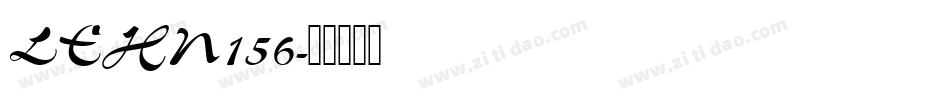 LEHN156字体转换