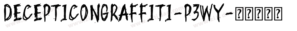 DecepticonGraffiti-p3wy字体转换