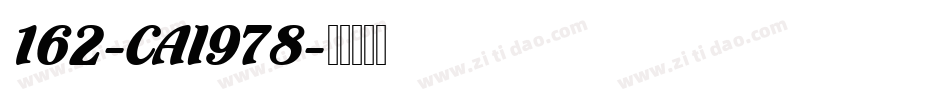 162-CAI978字体转换