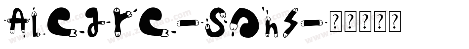 Alegre-Sans字体转换
