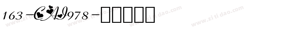 163-CAI978字体转换