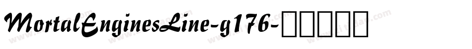 MortalEnginesLine-g176字体转换