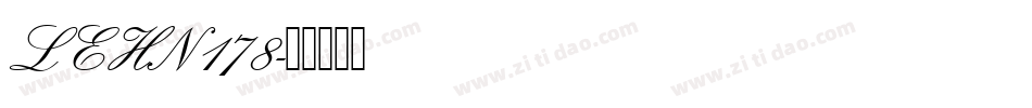 LEHN178字体转换