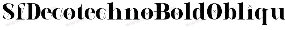 SfDecotechnoBoldOblique-XXoG字体转换 SfDecotechnoBoldOblique-XXoG字体转换