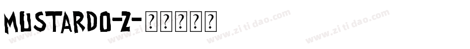 mustardo-2字体转换