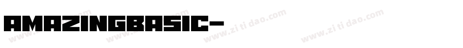 AmazingBasic字体转换
