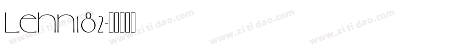 LEHN182字体转换