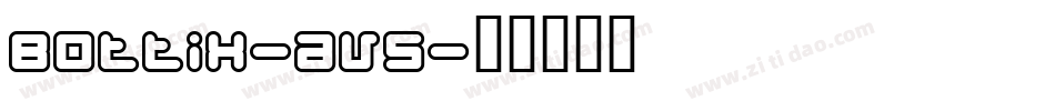 Bottix-av5字体转换
