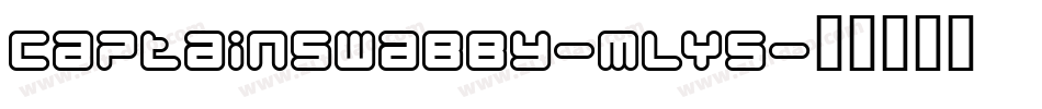 Captainswabby-mlY5字体转换